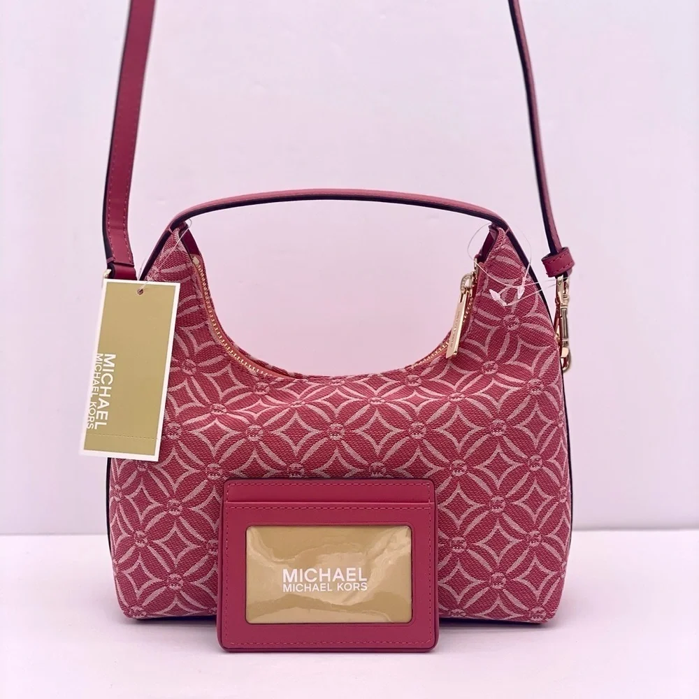 Michael Kors Ember Small Messenger Shoulder Crossbody Bag and Card Holder Set